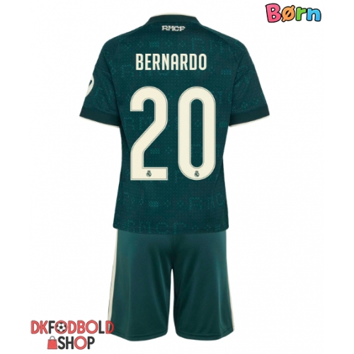 Real Madrid Bernardo Silva #20 Udebanesæt Børn 2026-27 Kort ærmer (+ korte bukser)